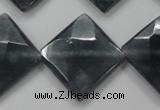 CCN1635 15.5 inches 20*20mm faceted diamond candy jade beads
