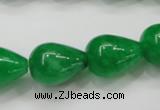 CCN1663 15.5 inches 13*18mm teardrop candy jade beads wholesale