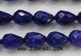 CCN1688 15.5 inches 10*14mm faceted teardrop candy jade beads wholesale