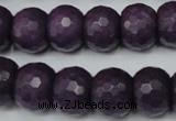 CCN169 15.5 inches 12*16mm faceted rondelle candy jade beads