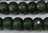 CCN172 15.5 inches 12*16mm faceted rondelle candy jade beads