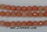 CCN1811 15 inches 6mm faceted round candy jade beads wholesale