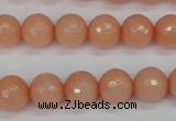 CCN1813 15 inches 10mm faceted round candy jade beads wholesale