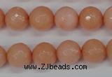 CCN1814 15 inches 12mm faceted round candy jade beads wholesale