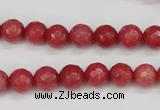 CCN1842 15 inches 8mm faceted round candy jade beads wholesale