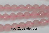CCN1851 15 inches 6mm faceted round candy jade beads wholesale
