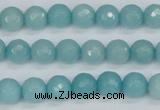 CCN1862 15 inches 8mm faceted round candy jade beads wholesale