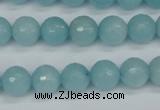 CCN1863 15 inches 10mm faceted round candy jade beads wholesale