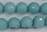 CCN1865 15 inches 14mm faceted round candy jade beads wholesale