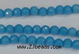 CCN1870 15 inches 4mm faceted round candy jade beads wholesale