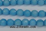 CCN1872 15 inches 8mm faceted round candy jade beads wholesale