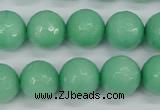 CCN1885 15 inches 14mm faceted round candy jade beads wholesale