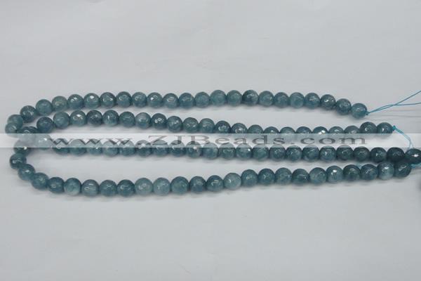 CCN1912 15 inches 8mm faceted round candy jade beads wholesale