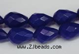 CCN192 15.5 inches 10*14mm faceted teardrop candy jade beads