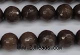 CCN1934 15 inches 12mm faceted round candy jade beads wholesale