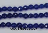 CCN1960 15 inches 4mm faceted round candy jade beads wholesale