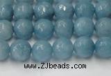 CCN2017 15 inches 8mm faceted round candy jade beads wholesale