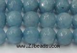 CCN2019 15 inches 12mm faceted round candy jade beads wholesale