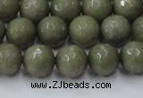 CCN2025 15 inches 10mm faceted round candy jade beads wholesale