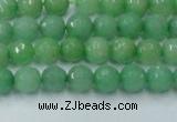 CCN2029 15 inches 4mm faceted round candy jade beads wholesale