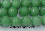 CCN2033 15 inches 12mm faceted round candy jade beads wholesale