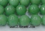 CCN2034 15 inches 14mm faceted round candy jade beads wholesale