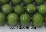 CCN2041 15 inches 14mm faceted round candy jade beads wholesale