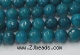 CCN2043 15 inches 4mm faceted round candy jade beads wholesale