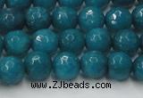 CCN2045 15 inches 8mm faceted round candy jade beads wholesale