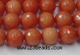 CCN2053 15 inches 10mm faceted round candy jade beads wholesale