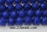 CCN2065 15 inches 6mm faceted round candy jade beads wholesale