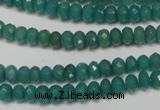 CCN2100 15.5 inches 4*6mm faceted rondelle candy jade beads