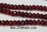 CCN2132 15.5 inches 4*6mm faceted rondelle candy jade beads