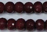 CCN2137 15.5 inches 12*16mm faceted rondelle candy jade beads