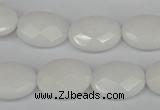 CCN2200 15.5 inches 13*18mm faceted oval candy jade beads