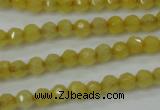 CCN2253 15.5 inches 4mm faceted round candy jade beads wholesale