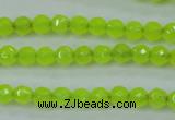 CCN2261 15.5 inches 4mm faceted round candy jade beads wholesale