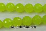 CCN2265 15.5 inches 12mm faceted round candy jade beads wholesale