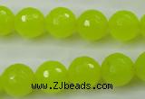 CCN2266 15.5 inches 14mm faceted round candy jade beads wholesale