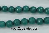 CCN2280 15.5 inches 8mm faceted round candy jade beads wholesale