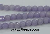 CCN2287 15.5 inches 6mm faceted round candy jade beads wholesale