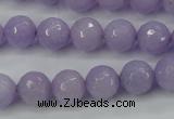 CCN2289 15.5 inches 10mm faceted round candy jade beads wholesale