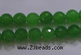 CCN2300 15.5 inches 8mm faceted round candy jade beads wholesale