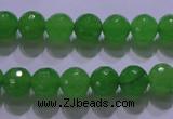 CCN2302 15.5 inches 12mm faceted round candy jade beads wholesale