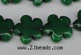 CCN2347 15.5 inches 20mm carved flower candy jade beads wholesale