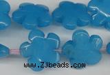 CCN2348 15.5 inches 20mm carved flower candy jade beads wholesale