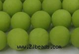CCN2429 15.5 inches 6mm round matte candy jade beads wholesale