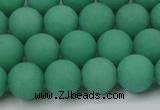 CCN2430 15.5 inches 6mm round matte candy jade beads wholesale