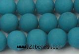 CCN2432 15.5 inches 6mm round matte candy jade beads wholesale