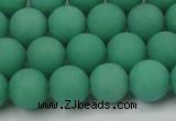 CCN2450 15.5 inches 8mm round matte candy jade beads wholesale